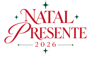 Logo da campanha Presente — Natal 2026